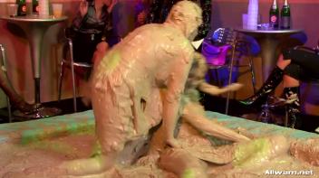 Satin Queens Shimmy In The Mud Pit Screencap 70 on www.sinx.com