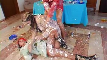 Messy Whipped Topping Bake Off! Screencap 76 on www.sinx.com