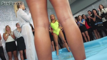 Oily Wrestling: Jenna Lovely vs. Nicole Vice & Erika vs. Tanya Screencap 6 on www.sinx.com