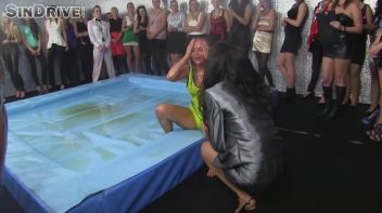 Oily Wrestling: Jenna Lovely vs. Nicole Vice & Erika vs. Tanya Screencap 60 on www.sinx.com