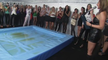 Oily Wrestling: Jenna Lovely vs. Nicole Vice & Erika vs. Tanya Screencap 67 on www.sinx.com