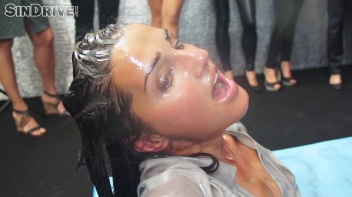 Oily Wrestling: Jenna Lovely vs. Nicole Vice & Erika vs. Tanya Screencap 103 on www.sinx.com