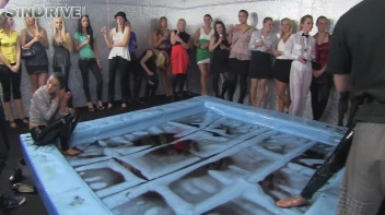 Oily Wrestling: Jenna Lovely vs. Nicole Vice & Erika vs. Tanya Screencap 105 on www.sinx.com