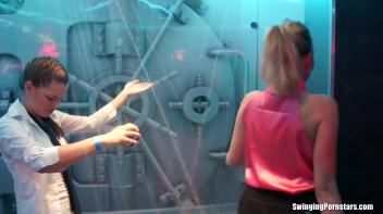 After Work Orgy Rampage Part 3 - Shower Cam Screencap 38 on www.sinx.com