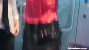 After Work Orgy Rampage Part 3 - Shower Cam Screencap 39 on www.sinx.com