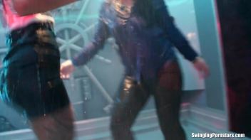 After Work Orgy Rampage Part 3 - Shower Cam Screencap 59 on www.sinx.com