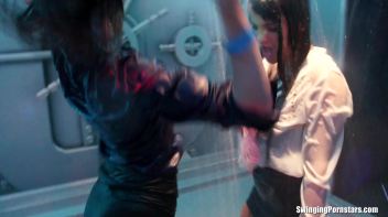 After Work Orgy Rampage Part 3 - Shower Cam Screencap 79 on www.sinx.com