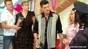 There's No Stopping This Piss Orgy! Screencap 13 on www.sinx.com