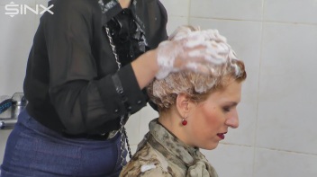 Gorgeous Girls Wash And Lather Their Hair Screencap 35 on www.sinx.com