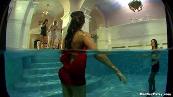 Pool Party Pussy Eaters Part 2 Screencap 55 on www.sinx.com