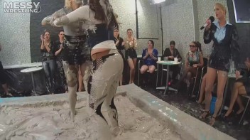 Messy Wrestling: Freak Up Your Fancy With A Full Body Blast Of Mud! Screencap 14 on www.sinx.com