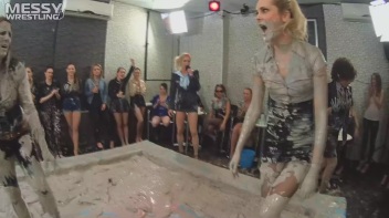 Messy Wrestling: Freak Up Your Fancy With A Full Body Blast Of Mud! Screencap 15 on www.sinx.com