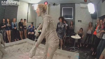 Messy Wrestling: Freak Up Your Fancy With A Full Body Blast Of Mud! Screencap 31 on www.sinx.com