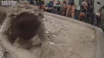 Messy Wrestling: Freak Up Your Fancy With A Full Body Blast Of Mud! Screencap 32 on www.sinx.com