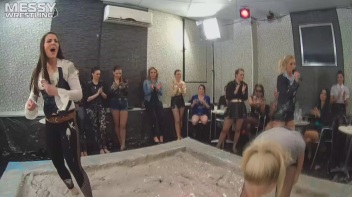 Messy Wrestling: Freak Up Your Fancy With A Full Body Blast Of Mud! Screencap 4 on www.sinx.com