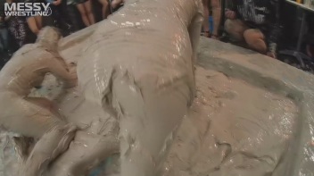 Messy Wrestling: Freak Up Your Fancy With A Full Body Blast Of Mud! Screencap 41 on www.sinx.com