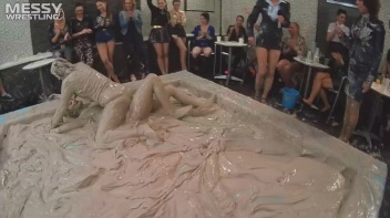 Messy Wrestling: Freak Up Your Fancy With A Full Body Blast Of Mud! Screencap 45 on www.sinx.com