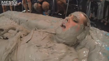 Messy Wrestling: Freak Up Your Fancy With A Full Body Blast Of Mud! Screencap 54 on www.sinx.com