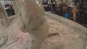Messy Wrestling: Freak Up Your Fancy With A Full Body Blast Of Mud! Screencap 56 on www.sinx.com