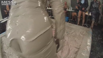 Messy Wrestling: Freak Up Your Fancy With A Full Body Blast Of Mud! Screencap 60 on www.sinx.com