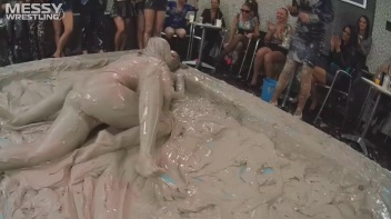 Messy Wrestling: Freak Up Your Fancy With A Full Body Blast Of Mud! Screencap 62 on www.sinx.com