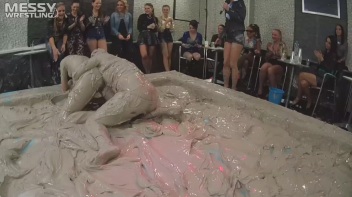 Messy Wrestling: Freak Up Your Fancy With A Full Body Blast Of Mud! Screencap 63 on www.sinx.com