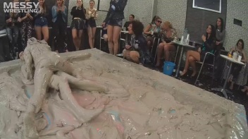 Messy Wrestling: Freak Up Your Fancy With A Full Body Blast Of Mud! Screencap 64 on www.sinx.com