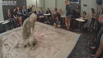 Messy Wrestling: Freak Up Your Fancy With A Full Body Blast Of Mud! Screencap 72 on www.sinx.com