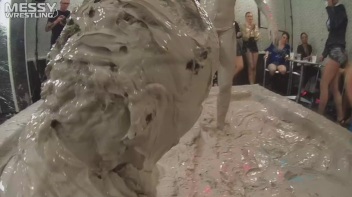 Messy Wrestling: Freak Up Your Fancy With A Full Body Blast Of Mud! Screencap 73 on www.sinx.com