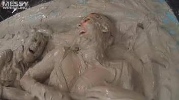 Messy Wrestling: Freak Up Your Fancy With A Full Body Blast Of Mud! Screencap 77 on www.sinx.com