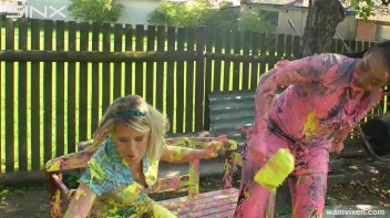 Messy Mamacitas, Girlfriends Paint Themselves Pretty Screencap 27 on www.sinx.com