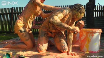 Messy Mamacitas, Girlfriends Paint Themselves Pretty Screencap 60 on www.sinx.com