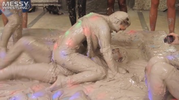 Messy Wrestling: Fully Clothed Fueds In The Mud! 4 No Mercy Catfighters Get Their Slop On! Screencap 93 on www.sinx.com