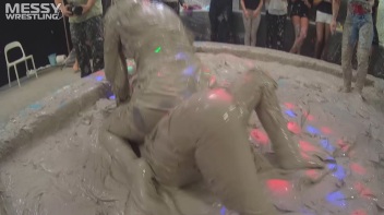 Messy Wrestling: Fully Clothed Fueds In The Mud! 4 No Mercy Catfighters Get Their Slop On! Screencap 95 on www.sinx.com