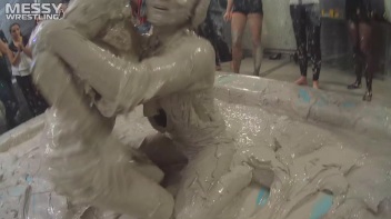 Messy Wrestling: Fully Clothed Fueds In The Mud! 4 No Mercy Catfighters Get Their Slop On! Screencap 102 on www.sinx.com
