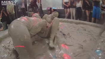 Messy Wrestling: Fully Clothed Fueds In The Mud! 4 No Mercy Catfighters Get Their Slop On! Screencap 41 on www.sinx.com