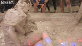 Messy Wrestling: Fully Clothed Fueds In The Mud! 4 No Mercy Catfighters Get Their Slop On! Screencap 43 on www.sinx.com
