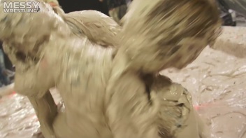 Messy Wrestling: Fully Clothed Fueds In The Mud! 4 No Mercy Catfighters Get Their Slop On! Screencap 44 on www.sinx.com