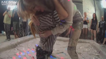 Messy Wrestling: Fully Clothed Fueds In The Mud! 4 No Mercy Catfighters Get Their Slop On! Screencap 58 on www.sinx.com