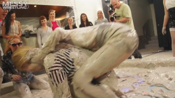 Messy Wrestling: Fully Clothed Fueds In The Mud! 4 No Mercy Catfighters Get Their Slop On! Screencap 62 on www.sinx.com
