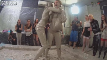 Messy Wrestling: Fully Clothed Fueds In The Mud! 4 No Mercy Catfighters Get Their Slop On! Screencap 71 on www.sinx.com