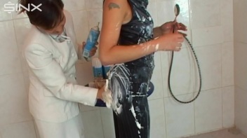 Gorgeous Brunettes Smeared In Cream And Puddings Screencap 18 on www.sinx.com