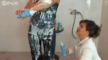 Gorgeous Brunettes Smeared In Cream And Puddings Screencap 24 on www.sinx.com