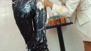 Gorgeous Brunettes Smeared In Cream And Puddings Screencap 31 on www.sinx.com