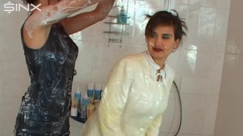 Gorgeous Brunettes Smeared In Cream And Puddings Screencap 68 on www.sinx.com