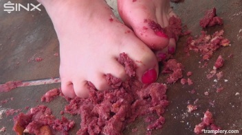 Food Trampling Fun With Heeled Hottie Screencap 46 on www.sinx.com