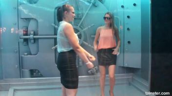 Soaking wet dancers in chic outfits Screencap 17 on www.sinx.com