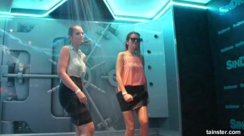Soaking wet dancers in chic outfits Screencap 25 on www.sinx.com