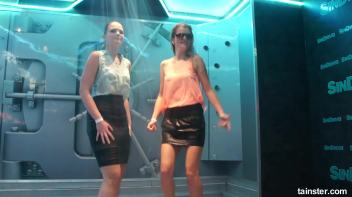 Soaking wet dancers in chic outfits Screencap 26 on www.sinx.com