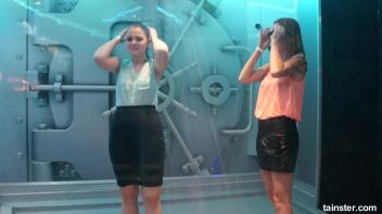 Soaking wet dancers in chic outfits Screencap 29 on www.sinx.com